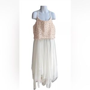 Zenzi Girls' Sleeveless Embroidered girls Dress Wedding Flower Girl Dress